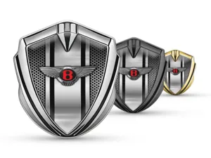 Bentley Emblem Metall Abzeichen Tuning Look Glänzend Detail